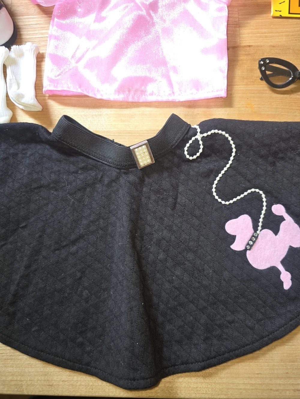 American Girl Sock Hopper Poodle Skirt Outfit